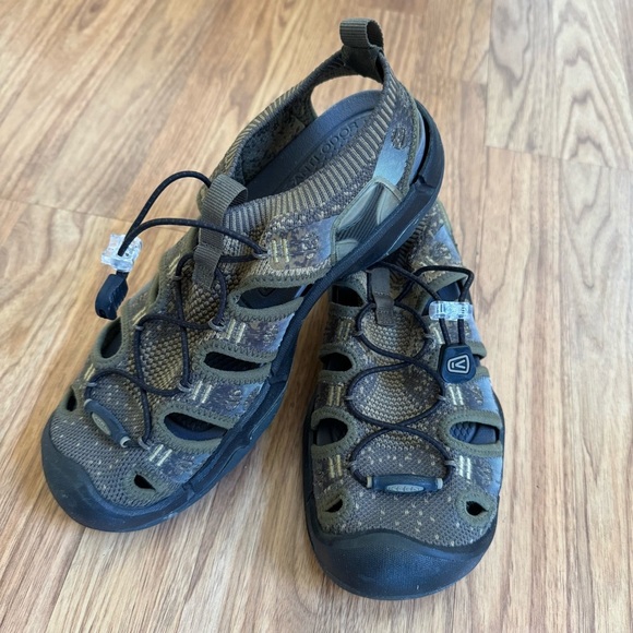 Keen Shoes - Keen Evofit One Outdoor Sandals Water Shoes Hiking Camo Brown Green 8.5
